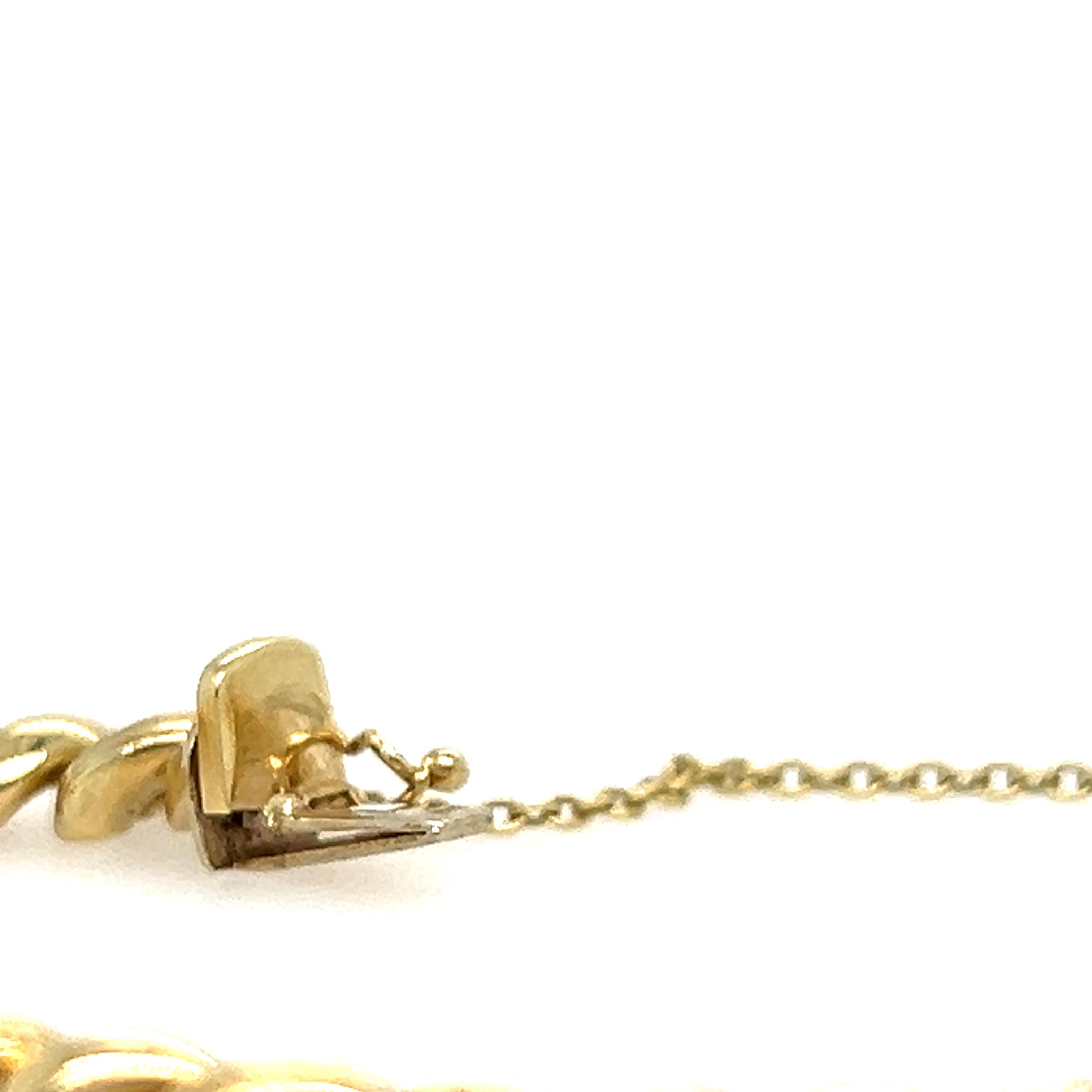 Macaroni-Armband aus 14 Karat Gelbgold 2