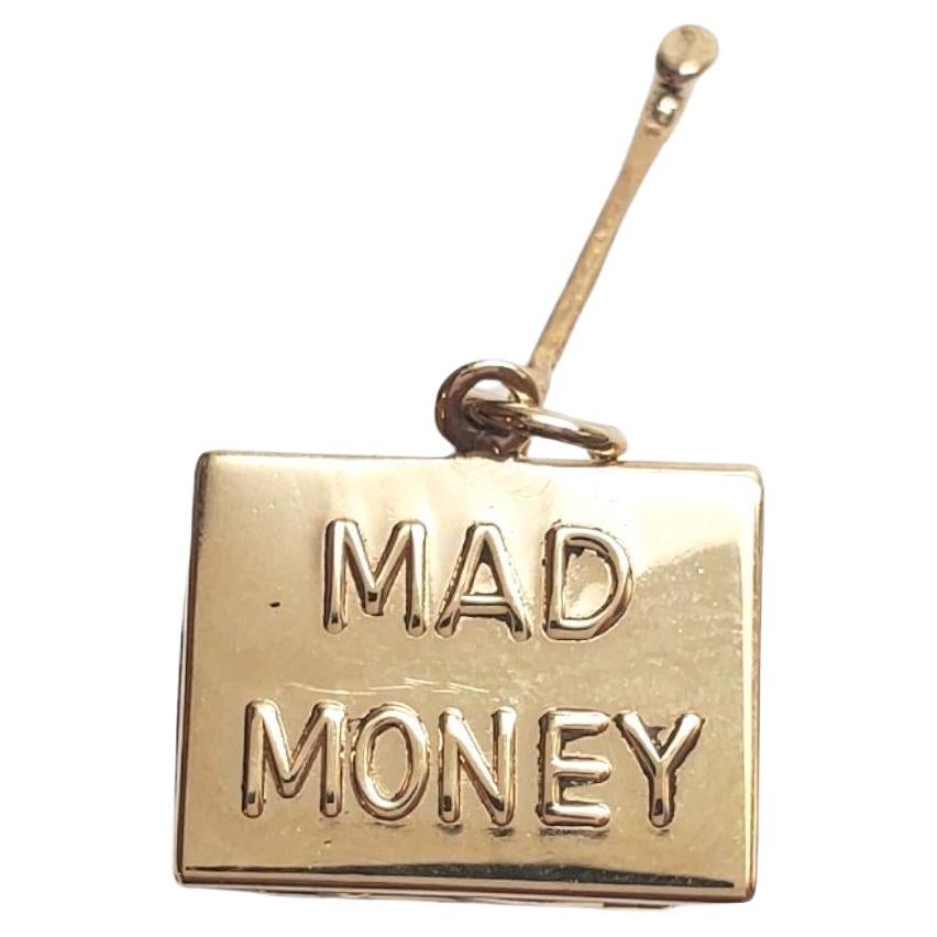 14K Gelbgold Mad Money Charm #17608 Mad Money Charm