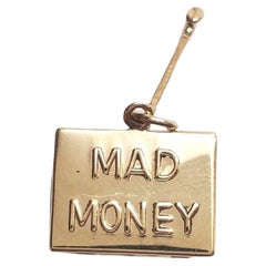 14K Yellow Gold Mad Money Charm #17608