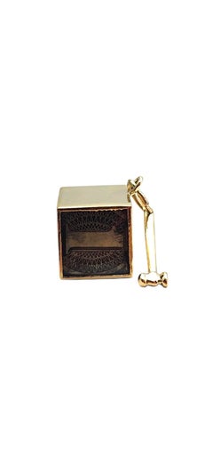 14k Yellow Gold Mad Money Charm #25319