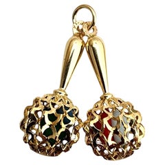 14K Gelbgold Maracas Charme #22766