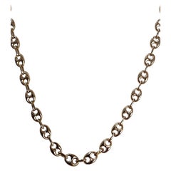14K Yellow Gold Mariner Link Chain 30" #25311