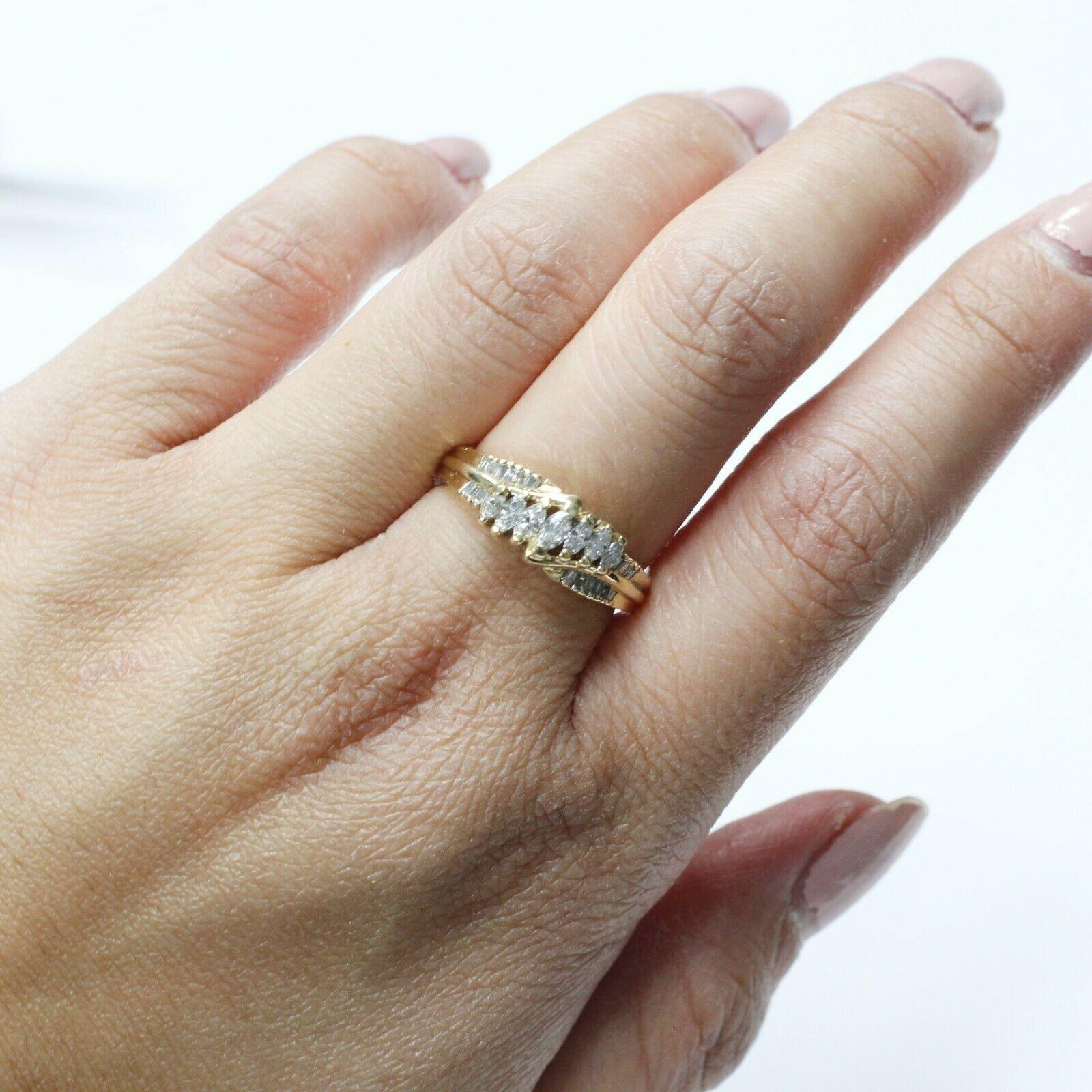 14k white gold wedding band