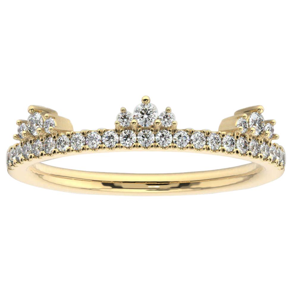 14K Yellow Gold Meghan Diamond Ring '1/4 Ct. tw'