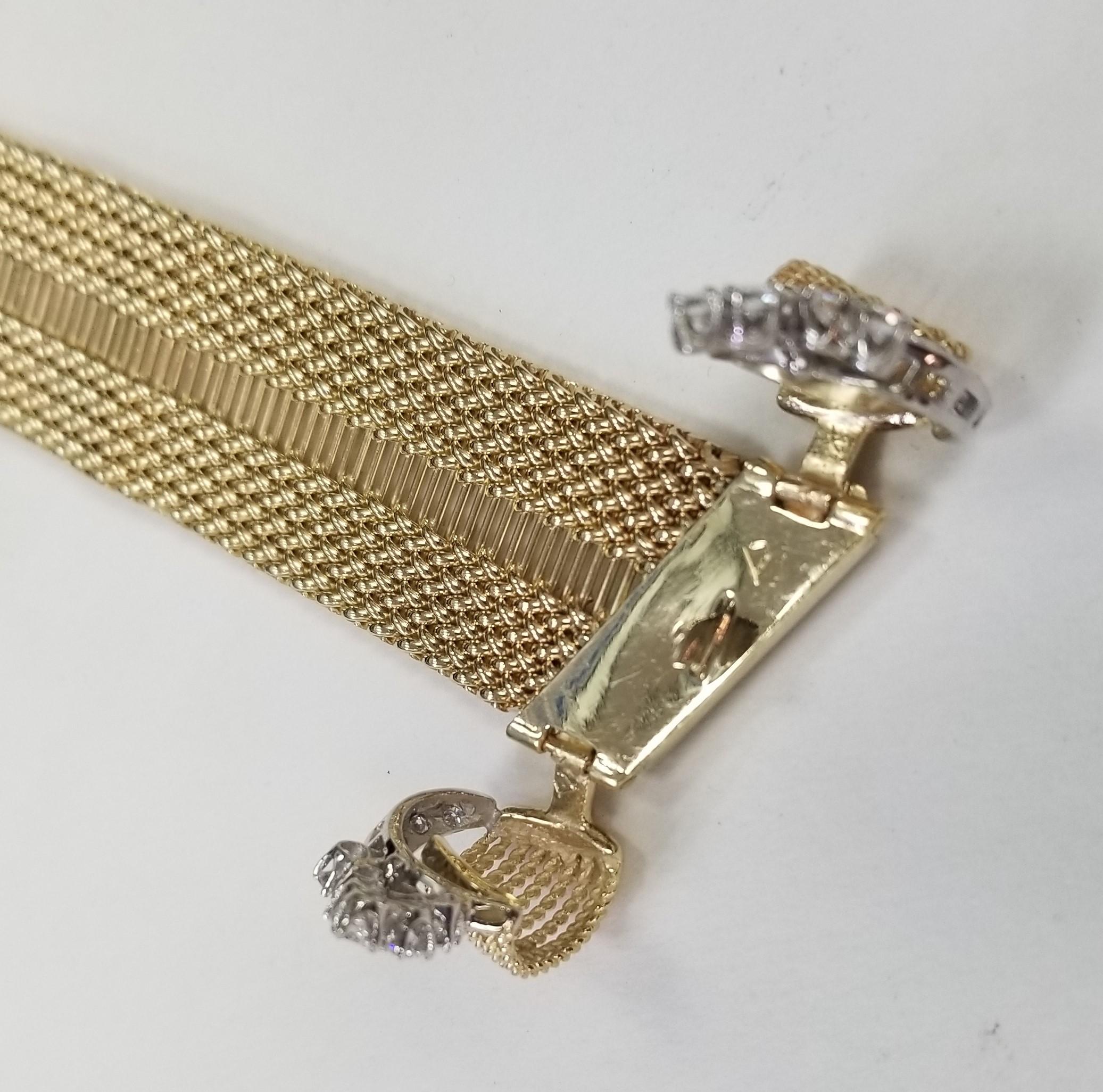Round Cut 14k Yellow Gold 