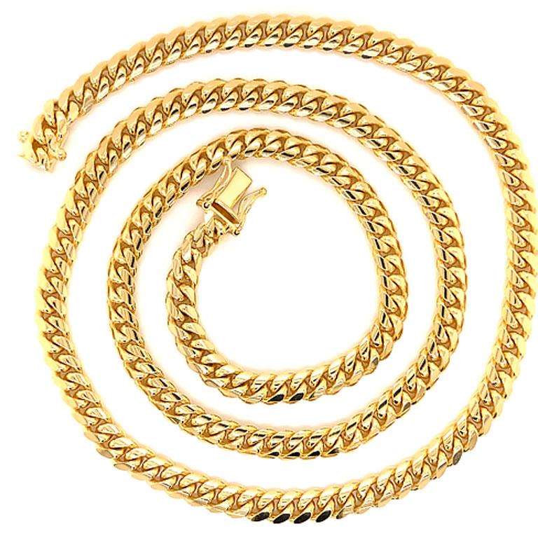cuban link thickness chart