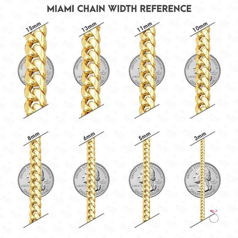 14K Yellow Gold Miami Cuban Chain, 87.20 Grams, Brand New In New Condition For Sale In Honolulu, HI