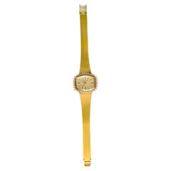 14k Yellow Gold Milord Women Wrist Watch