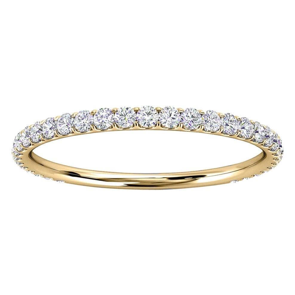 For Sale:  14k Yellow Gold Mini Carole Micro-Prong Diamond Ring '1/4 Ct. tw'