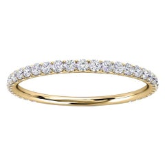 14k Yellow Gold Mini Carole Micro-Prong Diamond Ring '1/4 Ct. tw'