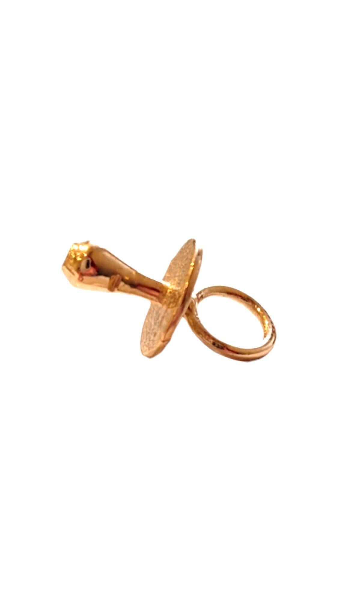 Breloque mini sucette en or jaune 14K #18447 Bon état - En vente à Washington Depot, CT