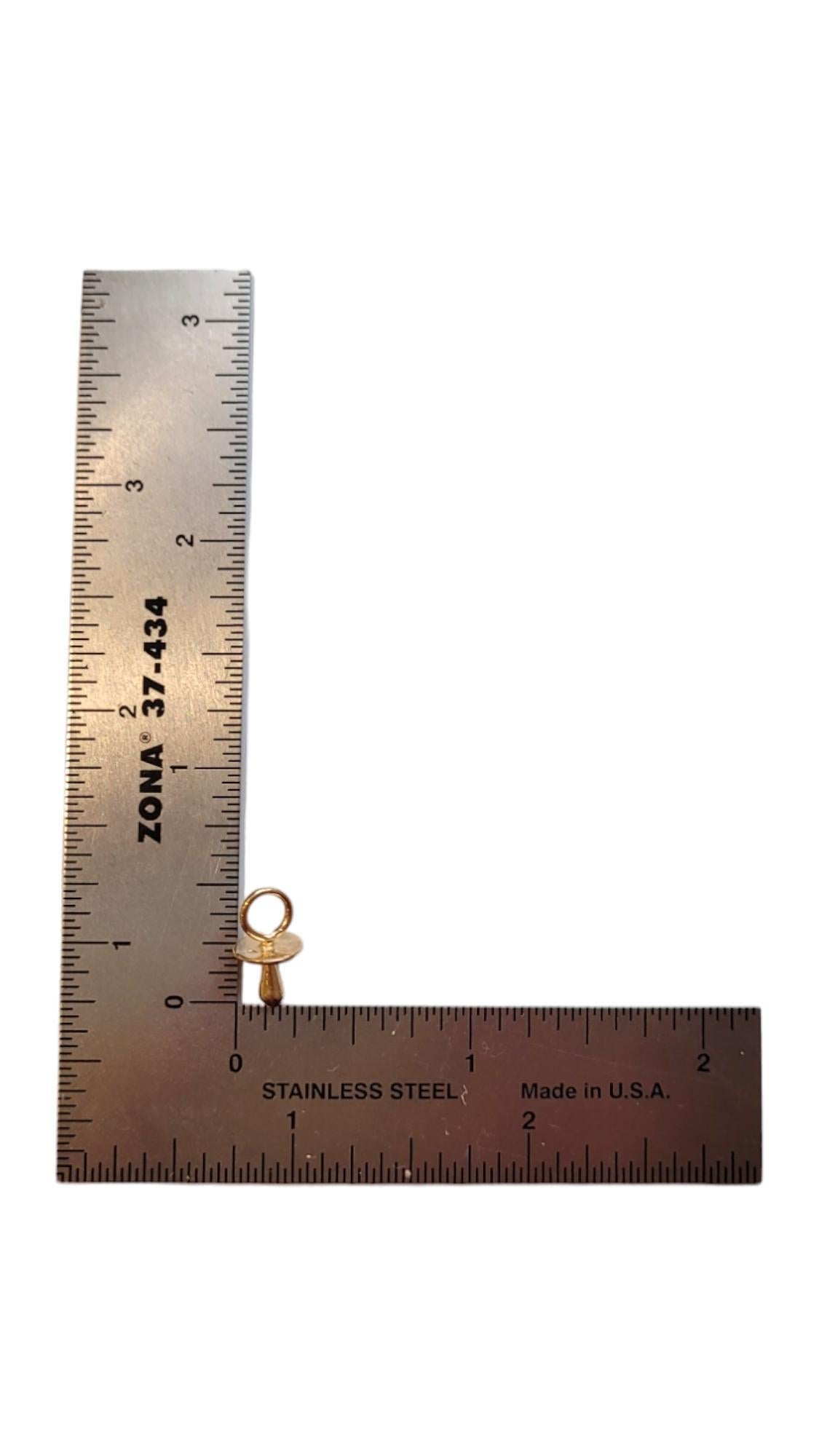 Breloque mini sucette en or jaune 14K #18447 en vente 3
