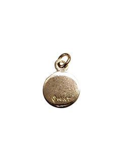 14K Yellow Gold Miniature Celestial Medallion Charm #25461