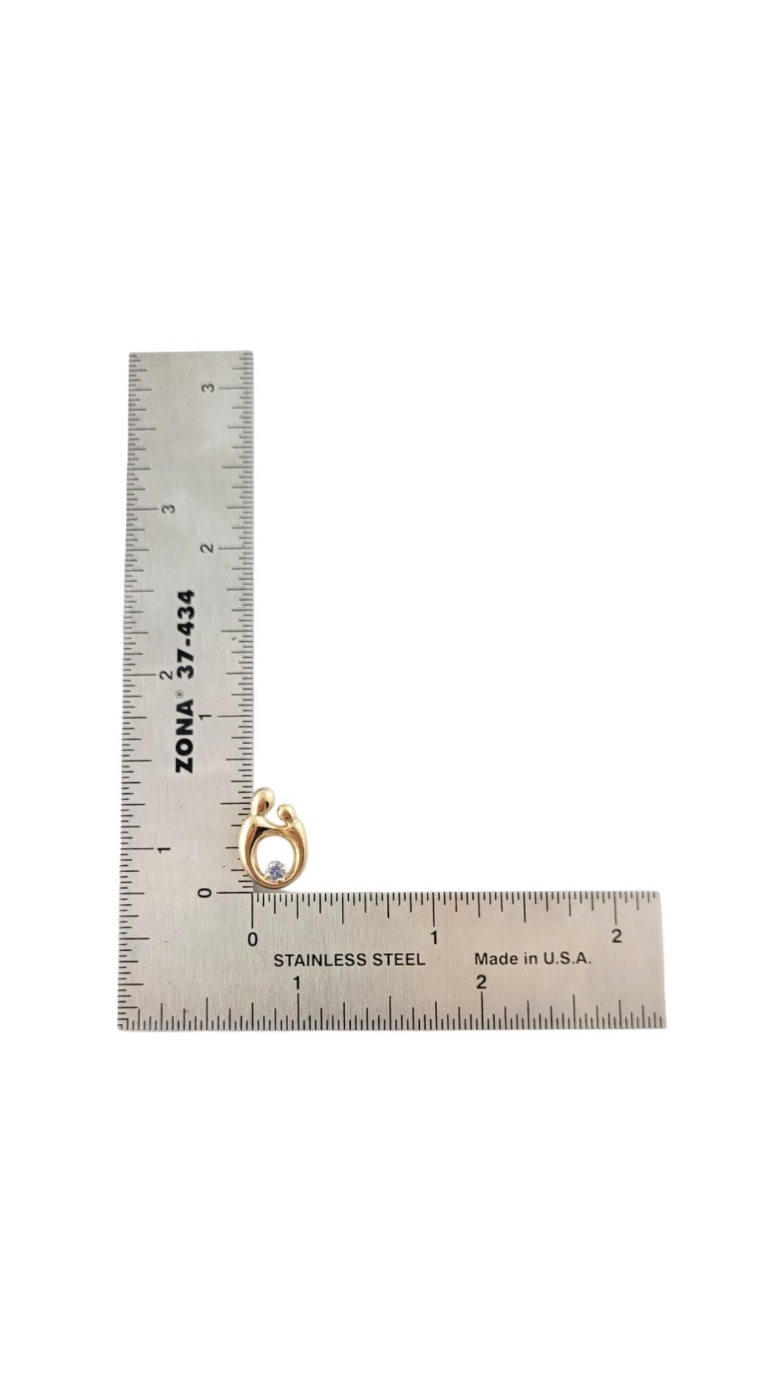 Women's 14K Yellow Gold Mother and Child Charm #16309 For Sale