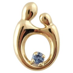 14K Yellow Gold Mother and Child Charm #16309