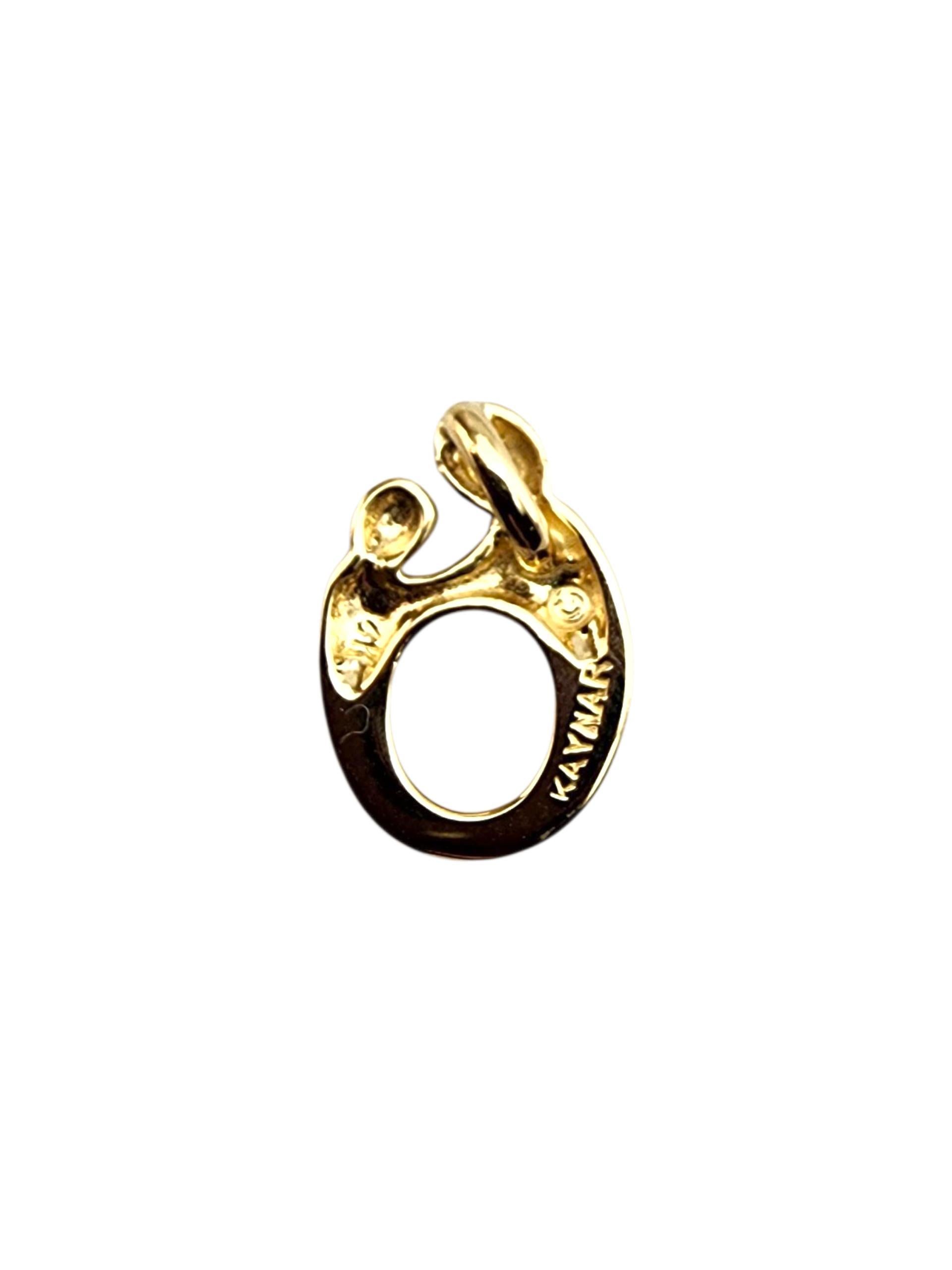 Ciondolo Madre e Bambino in oro giallo 14K #22378 In condizioni buone in vendita a Washington Depot, CT