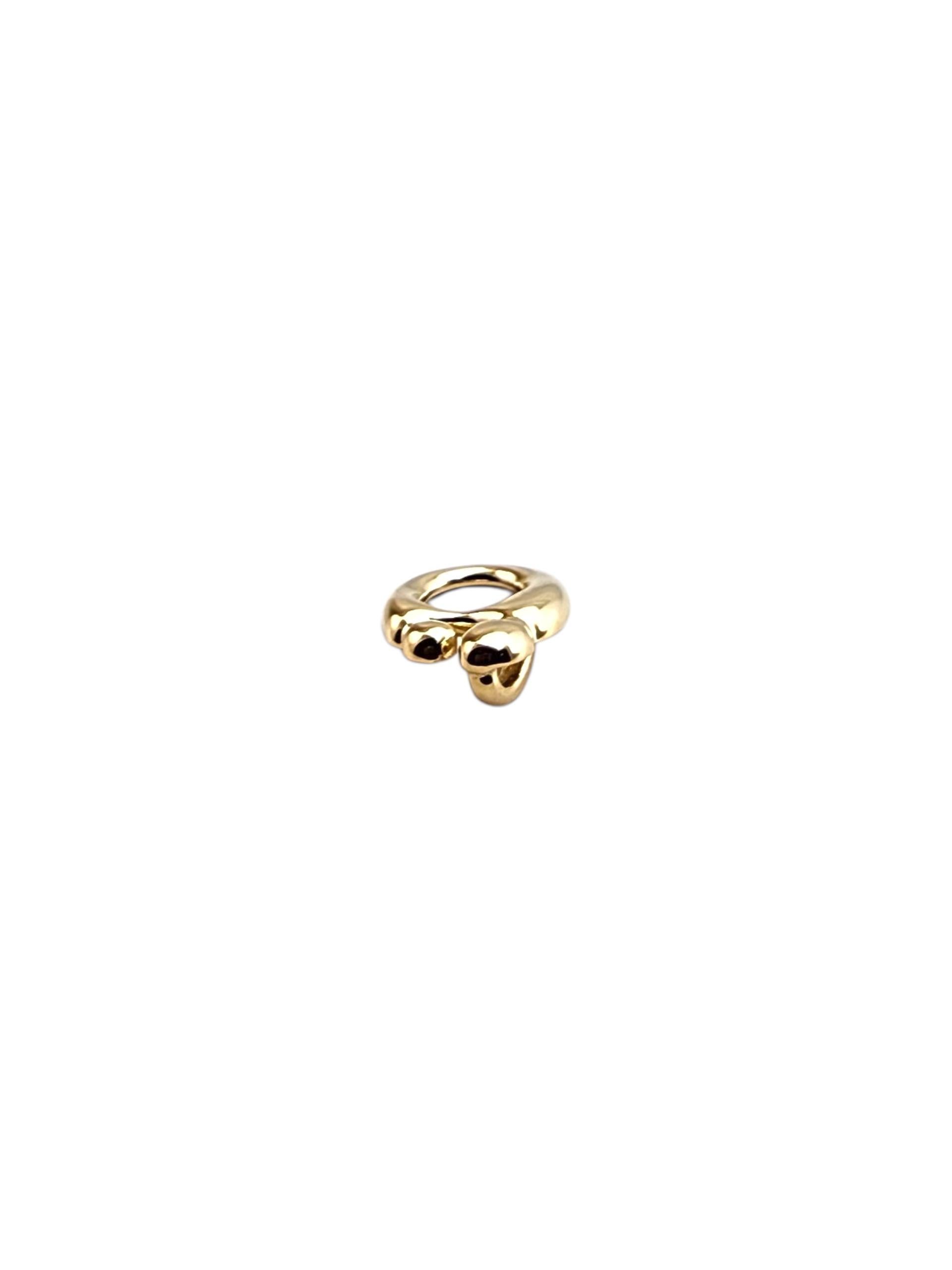 Ciondolo Madre e Bambino in oro giallo 14K #22378 in vendita 3