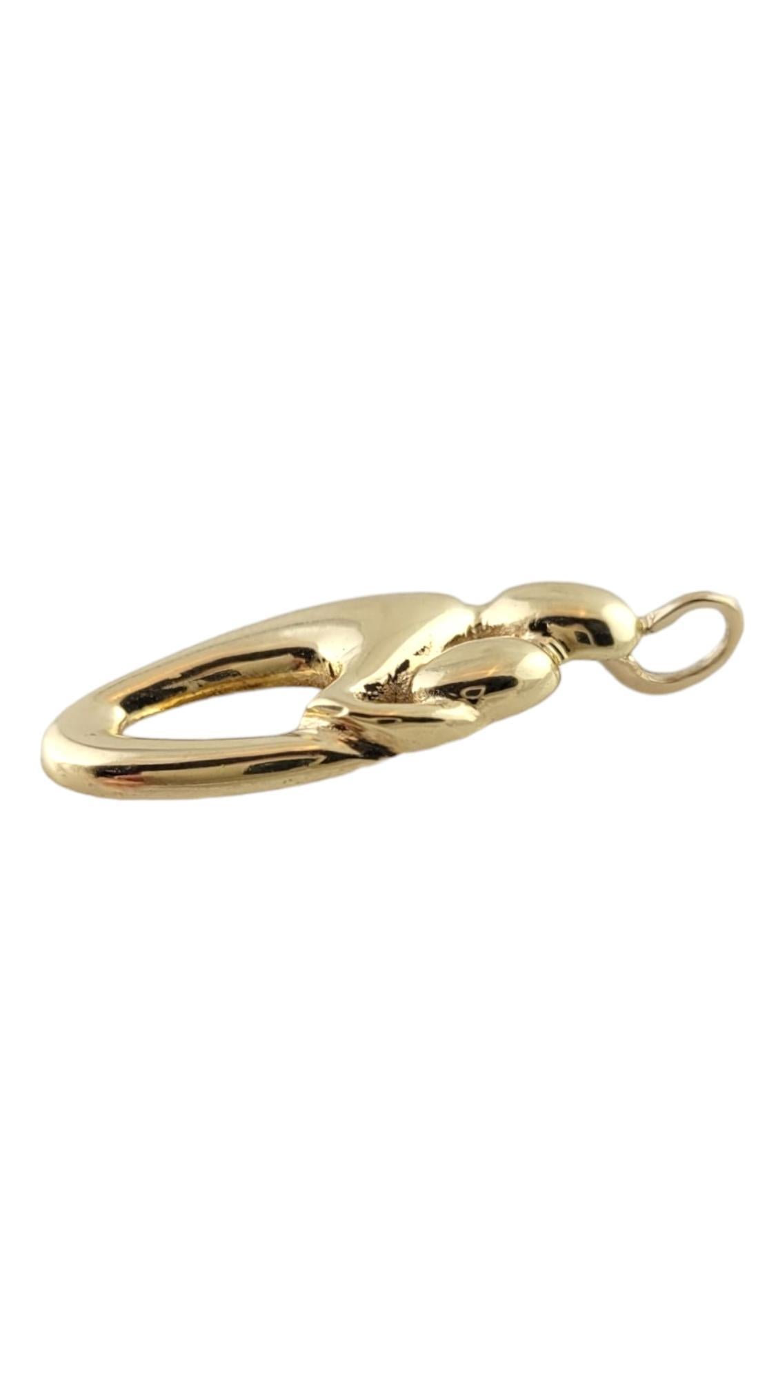 14K Yellow Gold Mother & Child Pendant

This beautiful pendant represents a mother and a child meticulously crafted from 14K yellow gold!

Size: 30.80mm X 11.62mm X 2.28mm

Weight: 1.66 dwt/ 2.58 g

Hallmark: 14K LM

Very good condition,