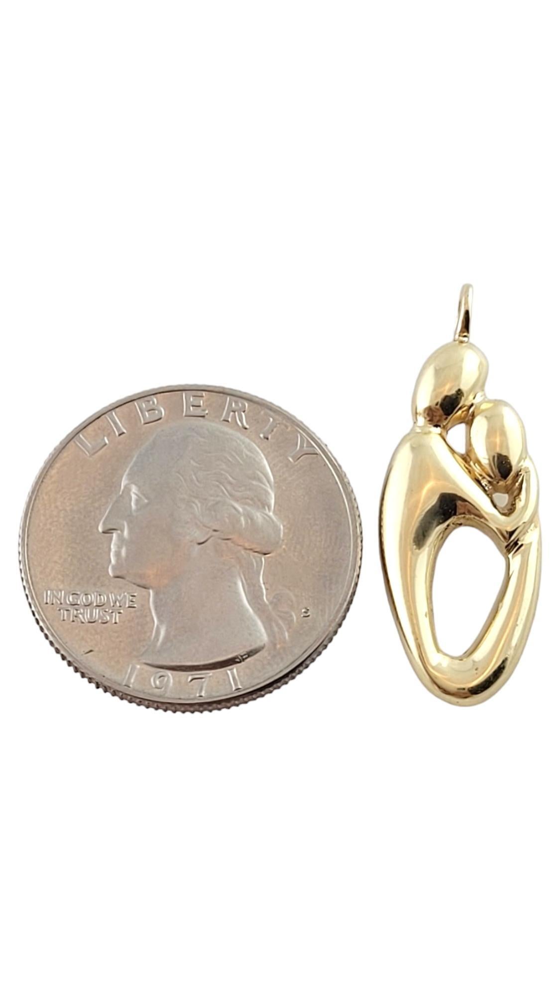 14K Yellow Gold Mother & Child Pendant #18175 1