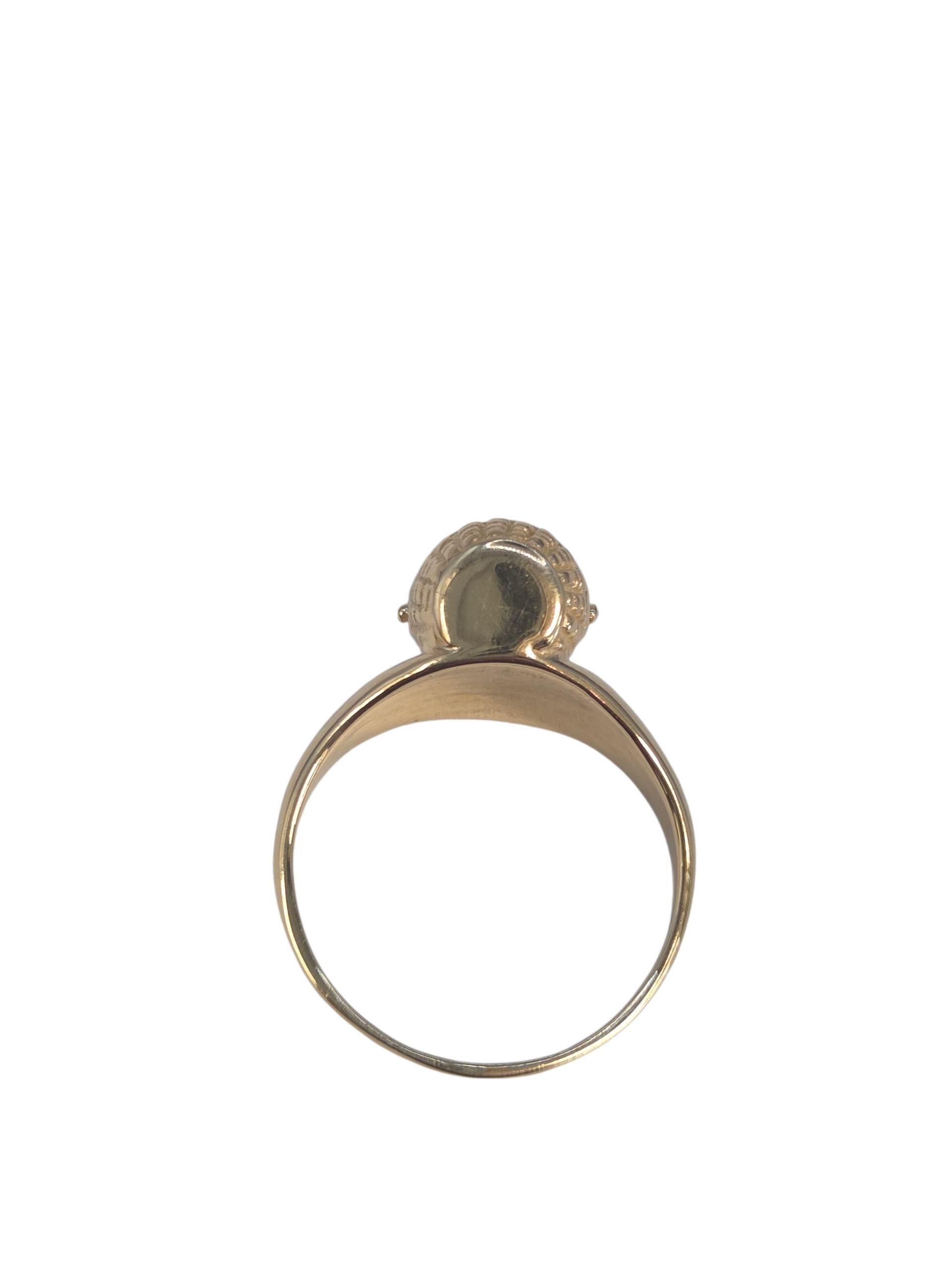 Bague Nantucket Basket en or jaune 14K Taille 3.5 #23534 en vente 1