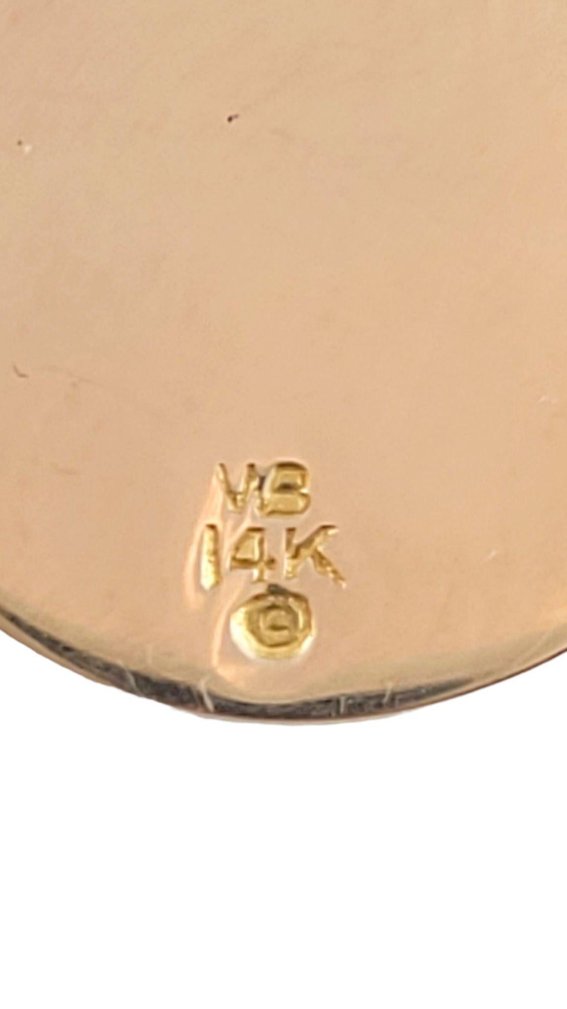 14K Gelbgold National Federation Business Pro Women's Club Charm #14540 Damen