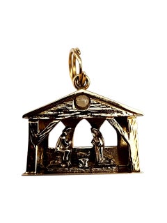 14K Gelbgold Krippe Charme #22359