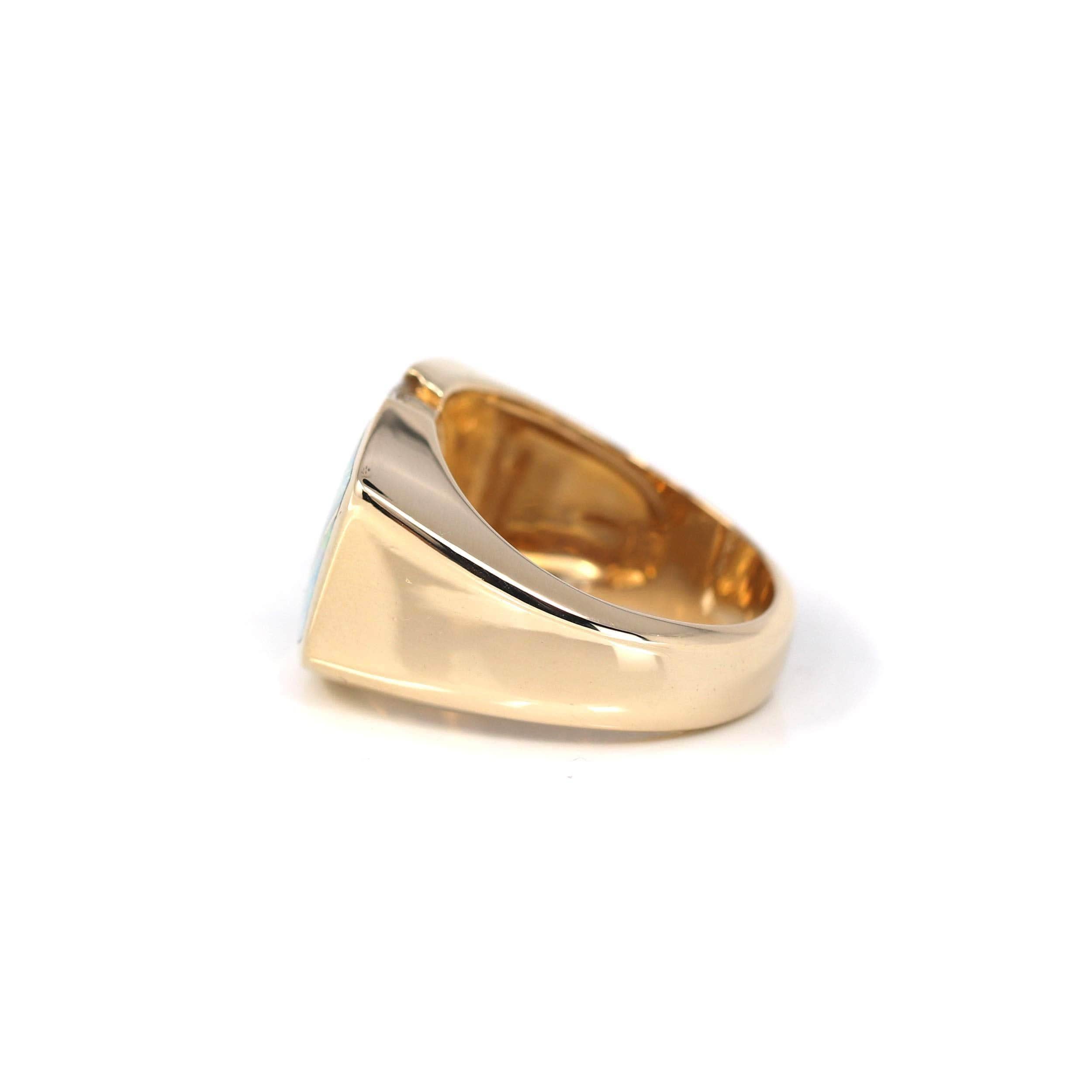 men's opal stone