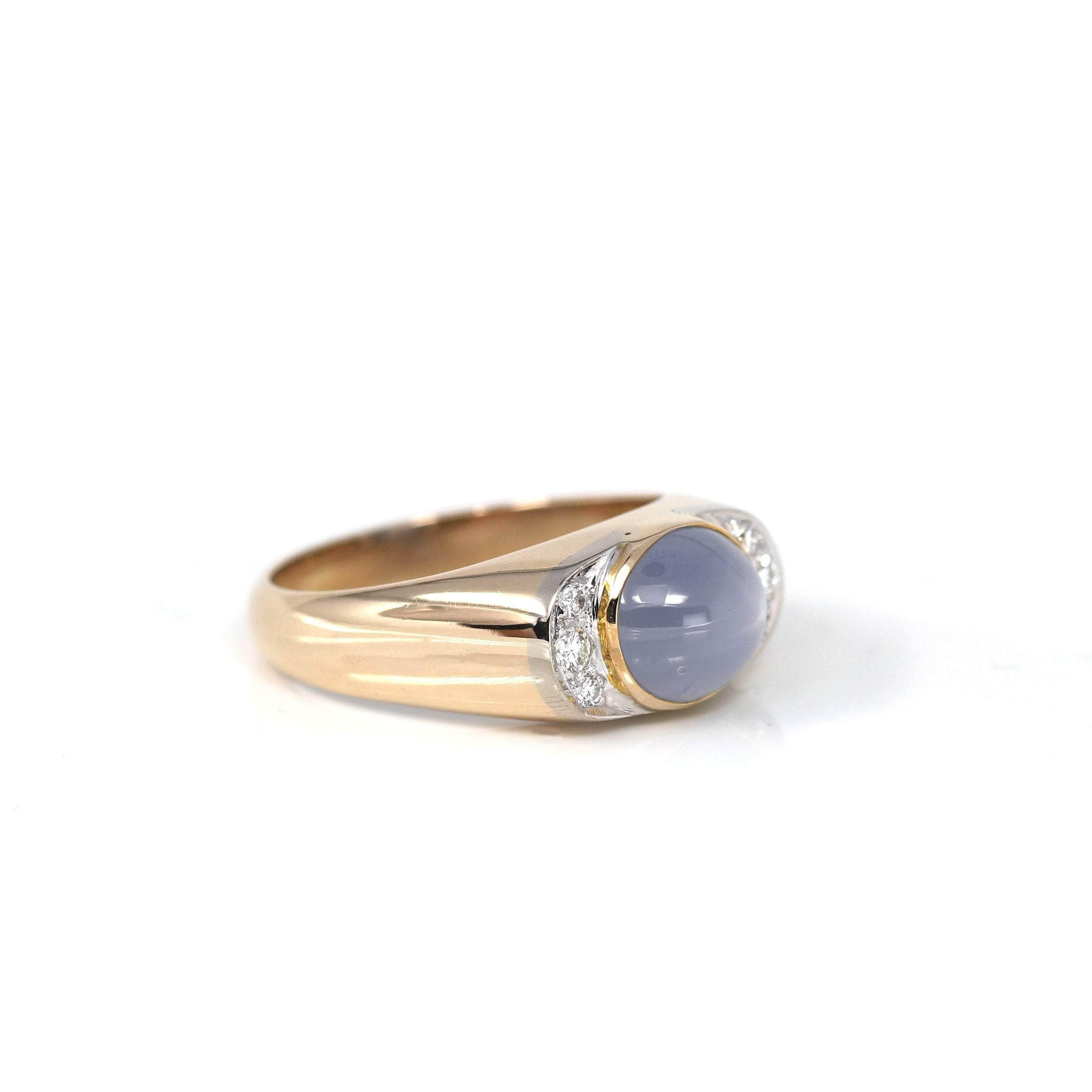 blue sapphire mens ring designs