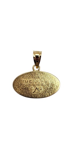 14K Yellow Gold New York Jets Pendant #25251