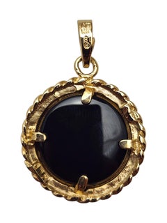 14K Yellow Gold New York Yankees Pendant #25672