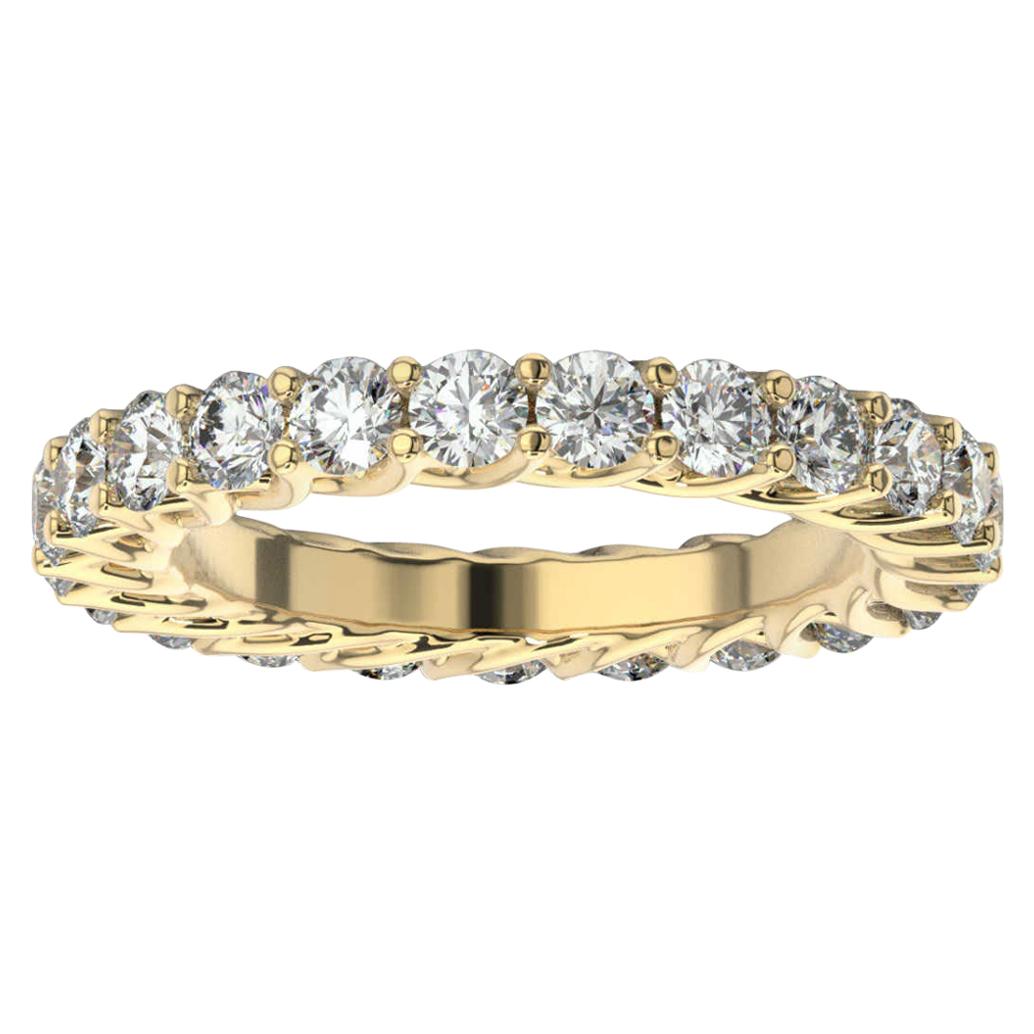 14K Yellow Gold Olbia Eternity Diamond Ring '1/2 Ct. Tw' For Sale
