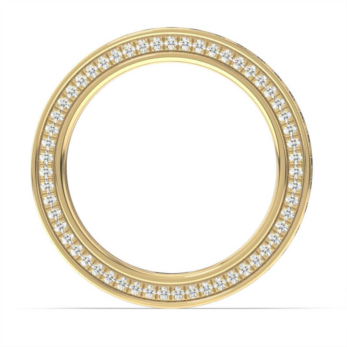 This red carpet eternity ring features rows of micro - prong-set diamonds. Experience the difference!

Product details: 

Center Gemstone Color: WHITE
Side Gemstone Type: NATURAL DIAMOND
Side Gemstone Shape: ROUND
Metal: 14K Yellow Gold
Metal
