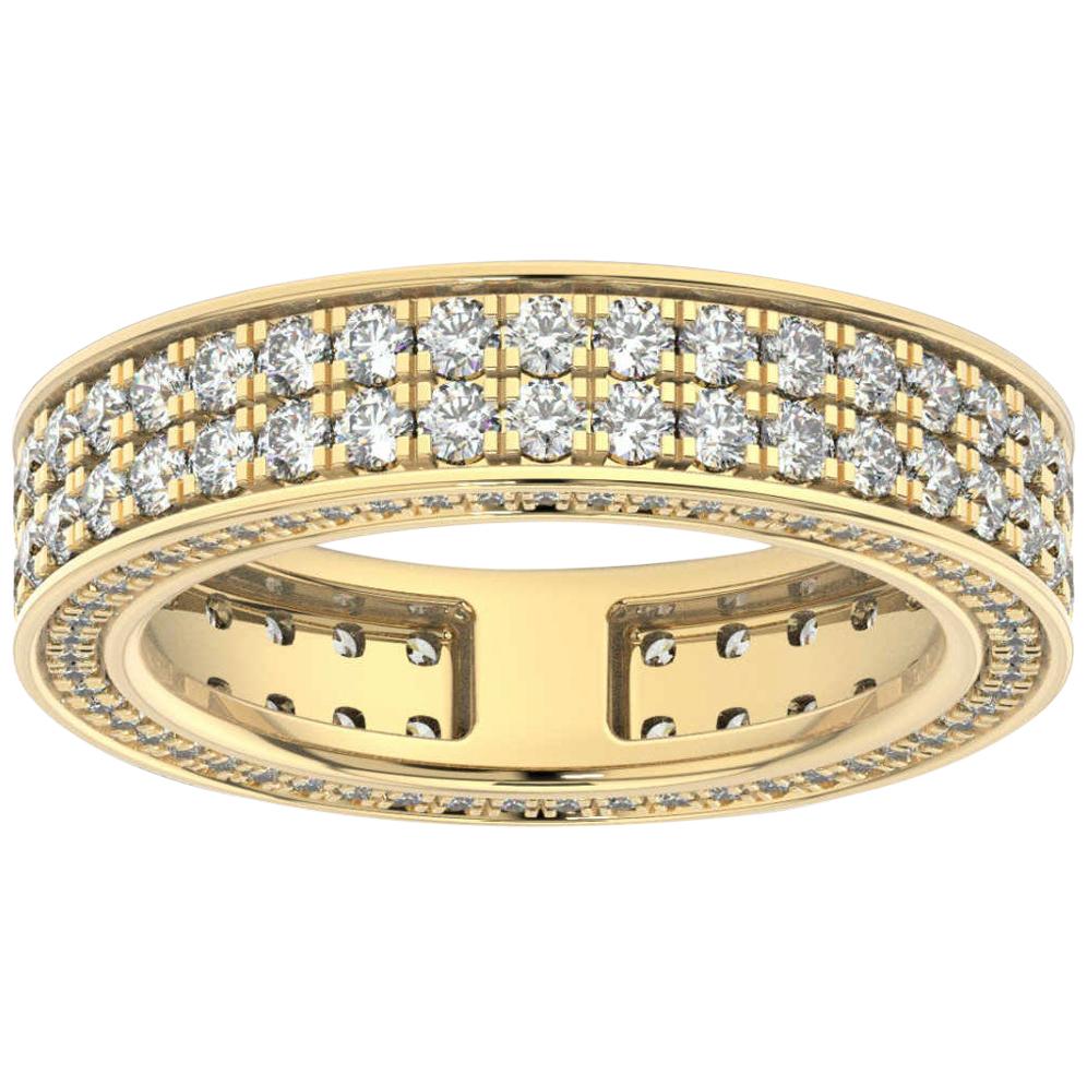 14K Yellow Gold Olivia Eternity Diamond Ring '2 Ct. tw'
