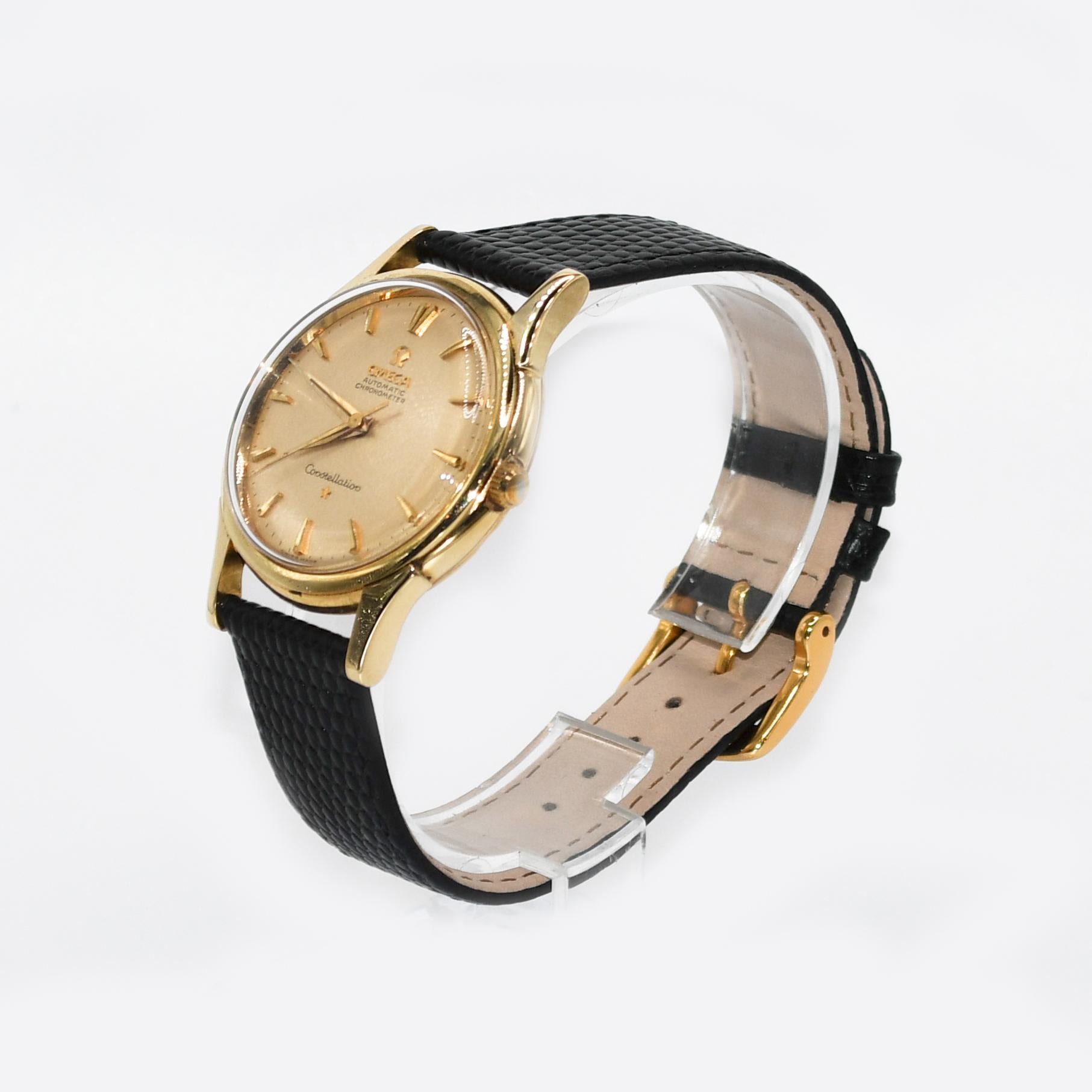 14K Gelbgold Omega, Automatik-Konstellationsgehäuse, 35.8gr Herren