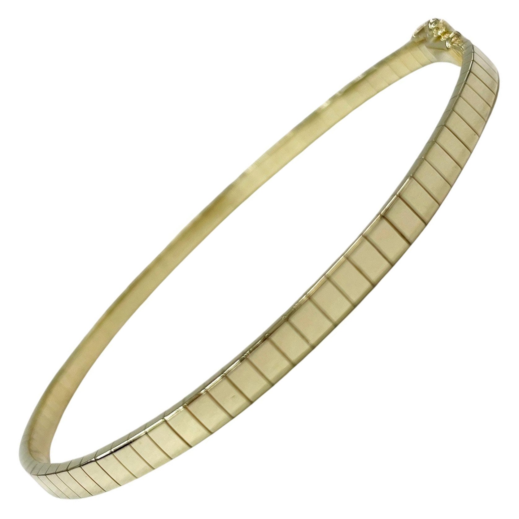 14K Gelbgold Omega-Armband
