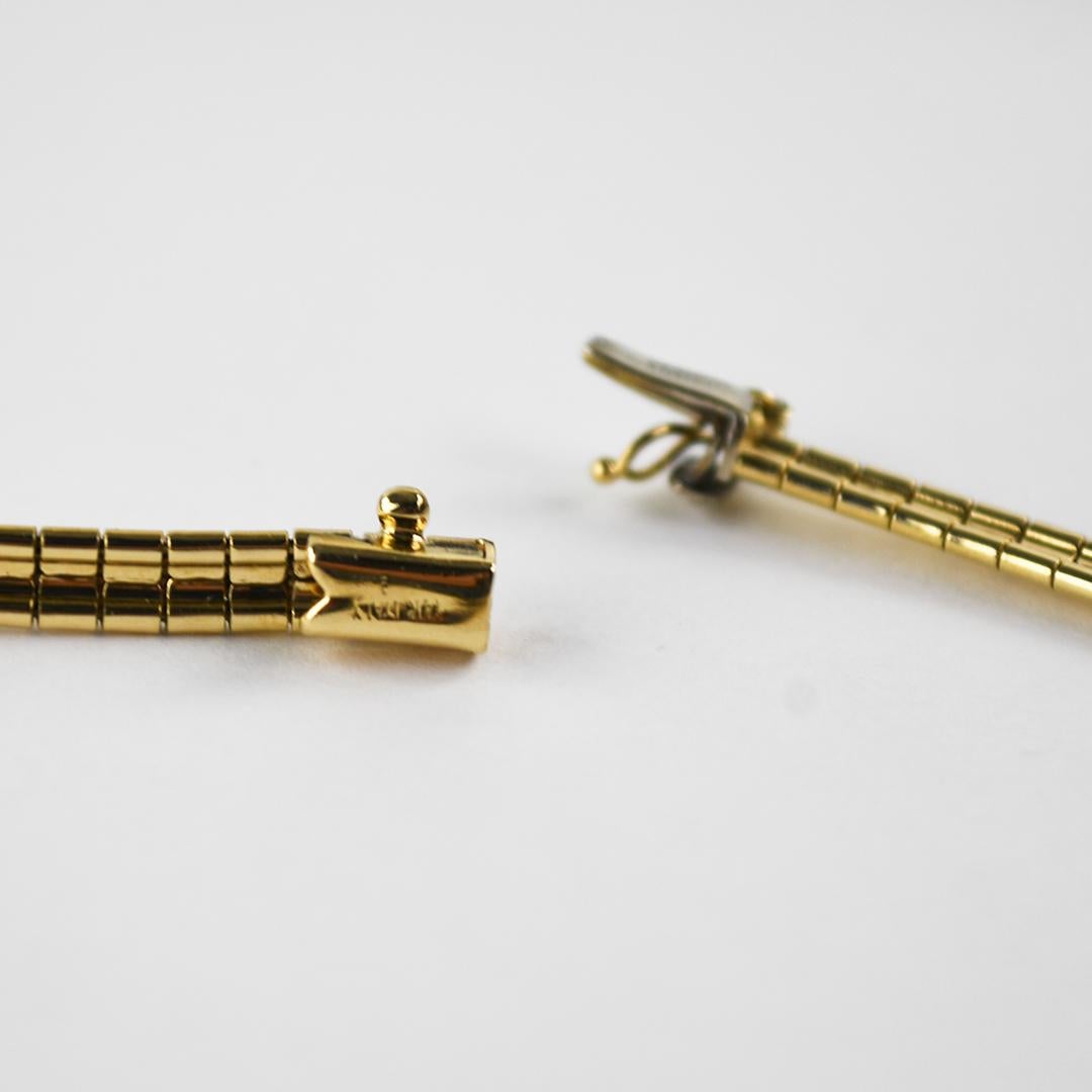 Collier en or jaune 14K avec pendentif en diamant A Link 0.63ct Unisexe en vente