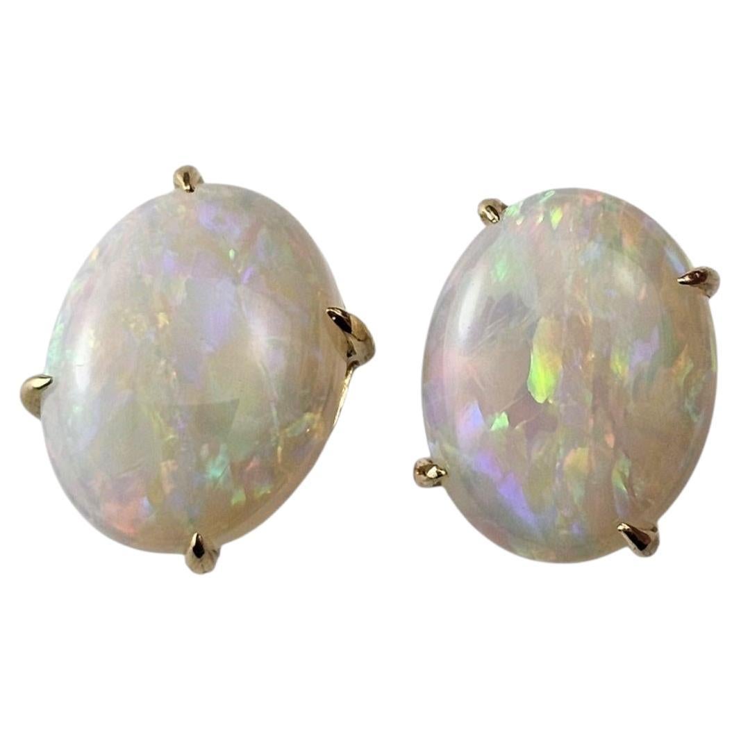 Orecchini con perno in oro giallo 14K #23835