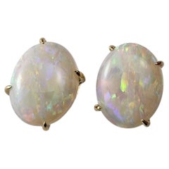 Orecchini con perno in oro giallo 14K #23835