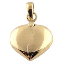 14k Yellow Gold Open Heart "I Love You" Charm