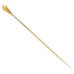 14K Yellow Gold Ornate Victorian Pin, Early 20th Century, England