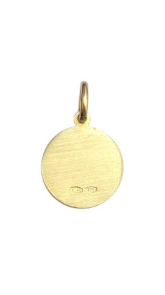 14K Yellow Gold Our Lady of Pompeii Pendant #21050