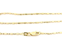 14k Yellow Gold Oval Amethyst Solitaire Pendant on 20" Bead Link Chain Necklace