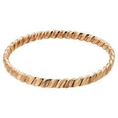 Bracelet ovale en or jaune 14K