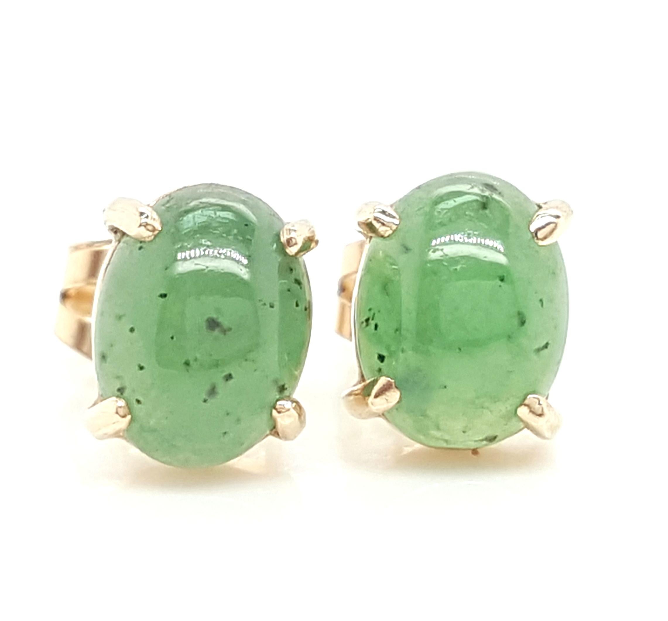 nephrite jade earrings