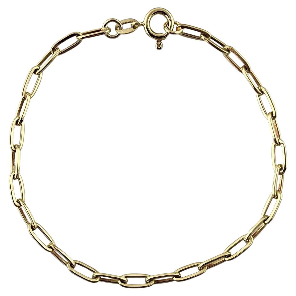 14k Yellow Gold Oval Link Bracelet #23195