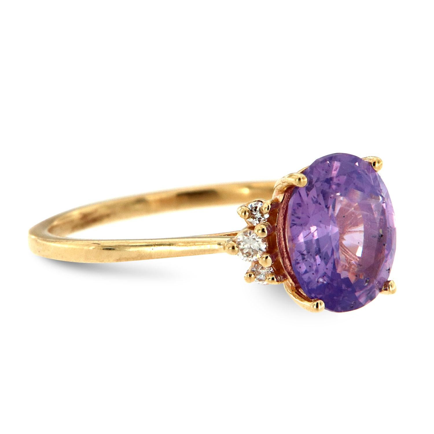 wedding rings purple diamonds