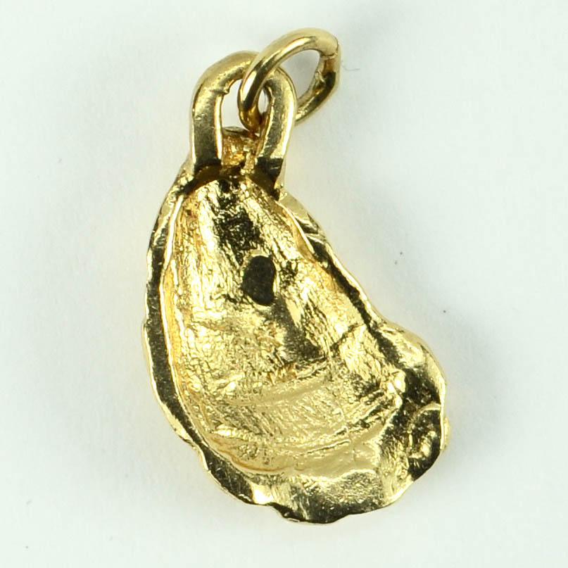 gold shell charm