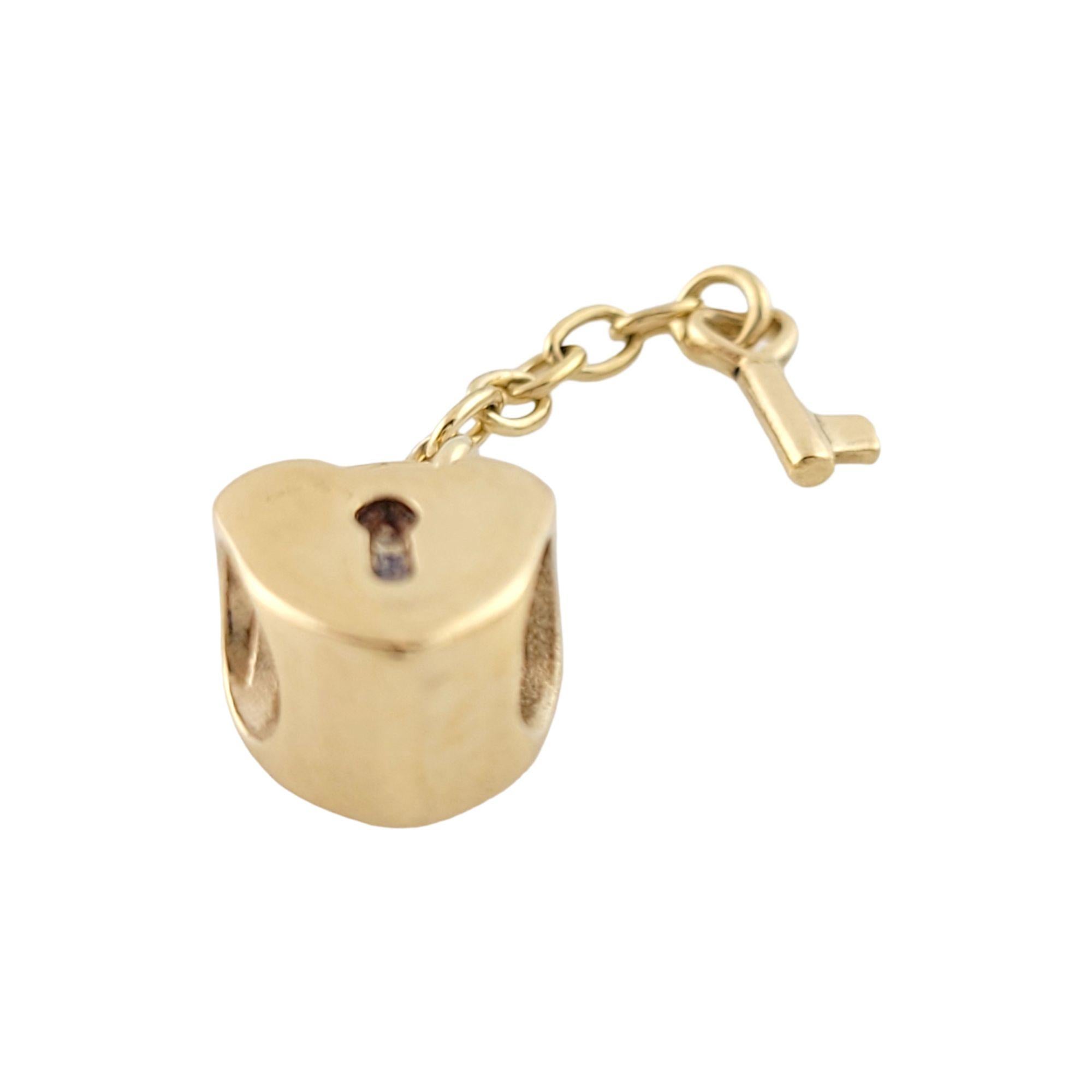 pandora key to my heart charm