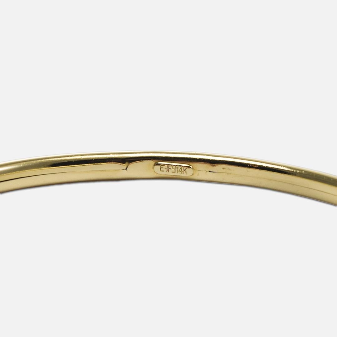 14K Gelbgold Panther-Diamant-Armreif 0,33 Karat 2