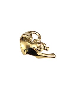 14K Yellow Gold Panther Pendant #24450